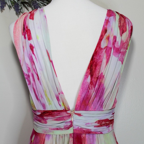 Fame and Partners Long watercolor gown - Picture 12 of 16